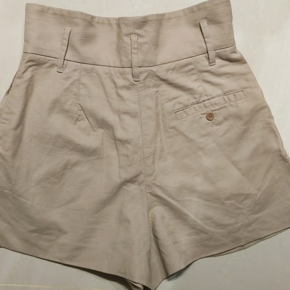 Aritzia Wilfred Marne Paperbag Linen Shorts - Picture 3 of 6